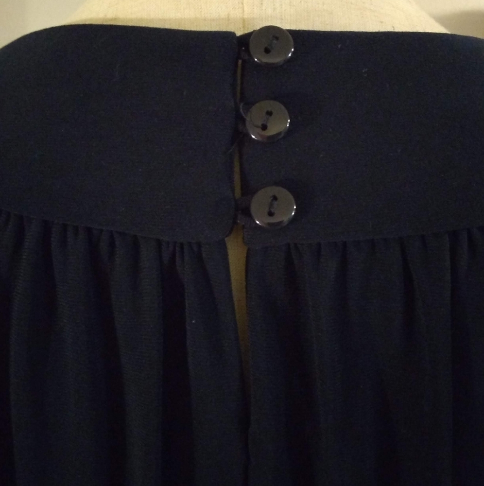 Signature by Sangria keyhole midi navy dress, 8 - Picture 4 of 10